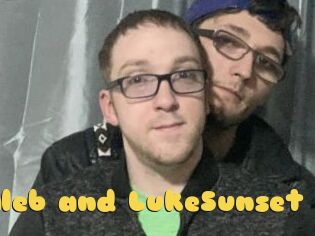 Caleb_and_LukeSunset