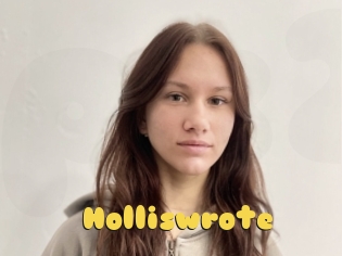 Holliswrote